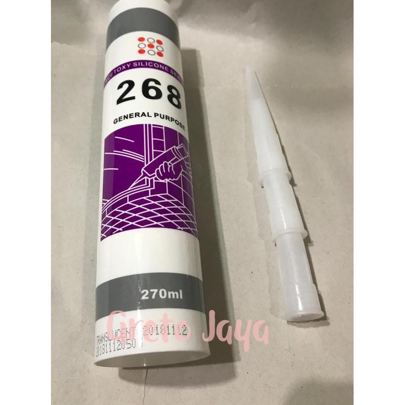 ÷@ Lem Kaca / Silikon / Sealant / Silicone / 268 GRH