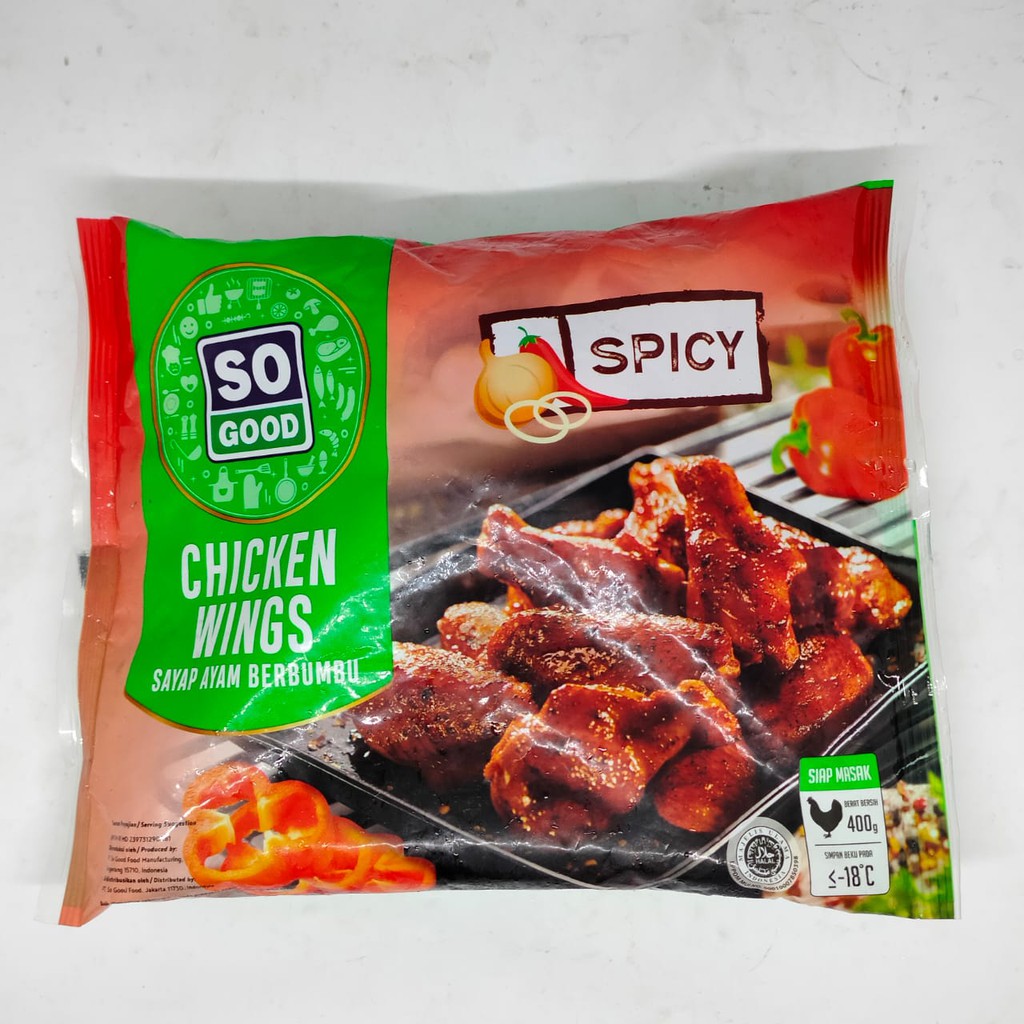 SO GOOD SPICY WINGS 400 GR