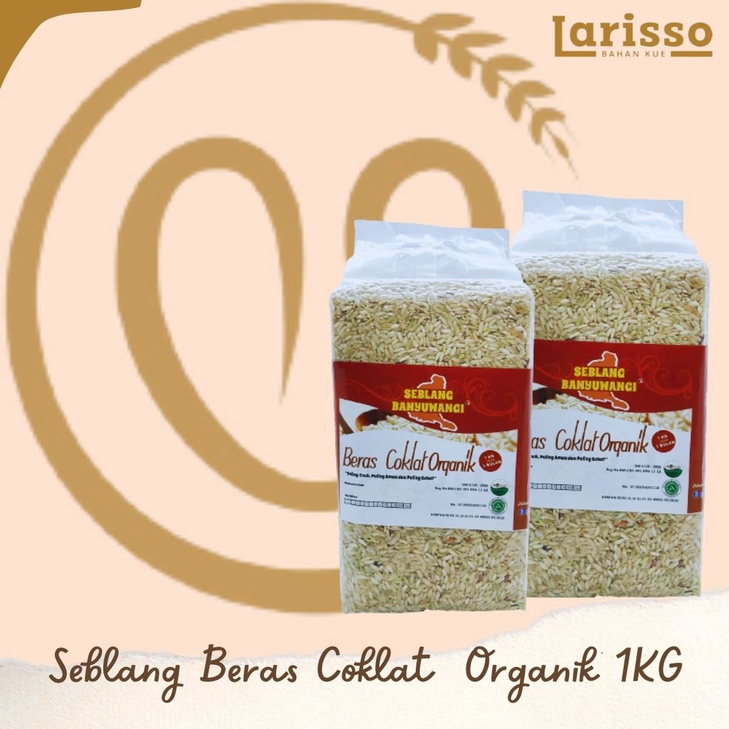 

BERAS COKLAT ORGANIK SEBLANG BANYUWANGI 1KG
