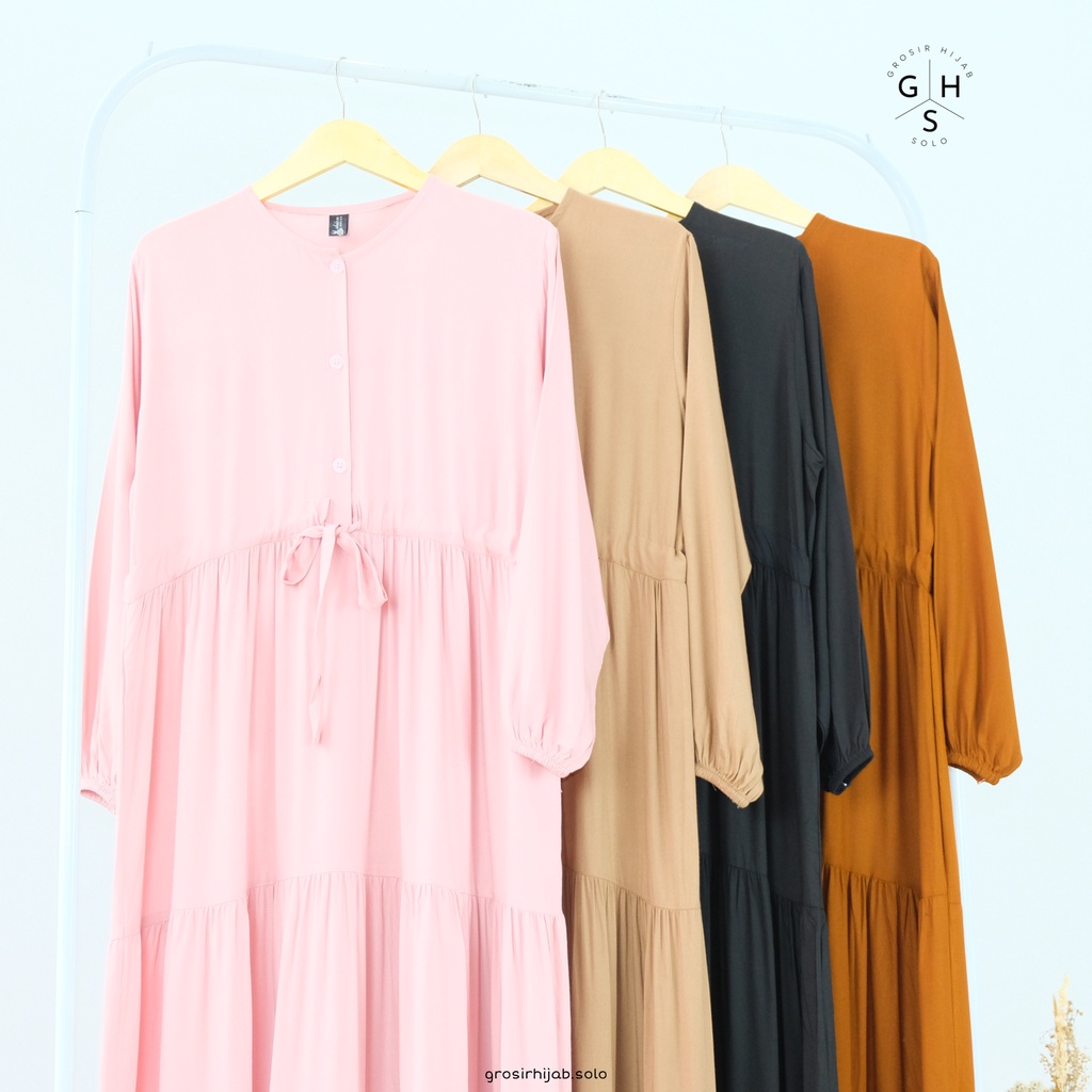 (MSB) GAMIS YASEA MAXI DRESS BUSUI WANITA RAYON