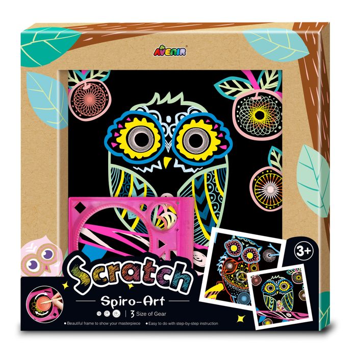 

Mainan Edukasi Bydesign - Avenir Scratch Spiro Art / CH1530