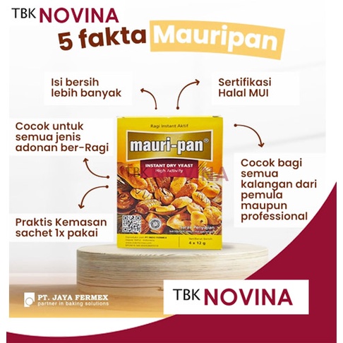 FERMIPAN MAURIPAN/ RAGI KERING INSTANT 11GR X 4 SACHET