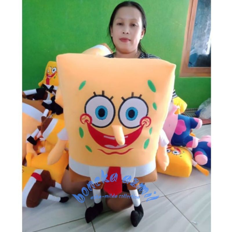 Boneka spongebob jumbo ukuran 45 cm