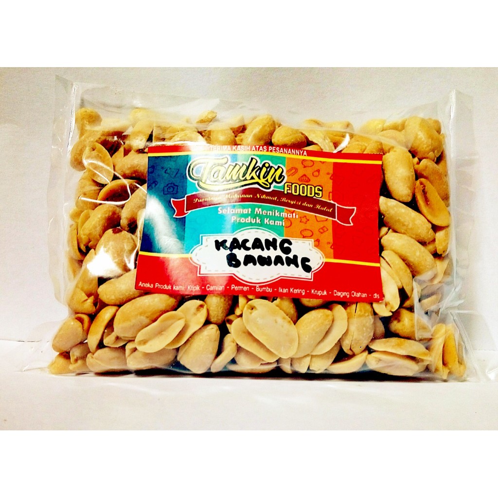 

Kacang Tanah Kupas 250g Sangrai Goreng Oven Bawang Putih Renyah Gurih Enak