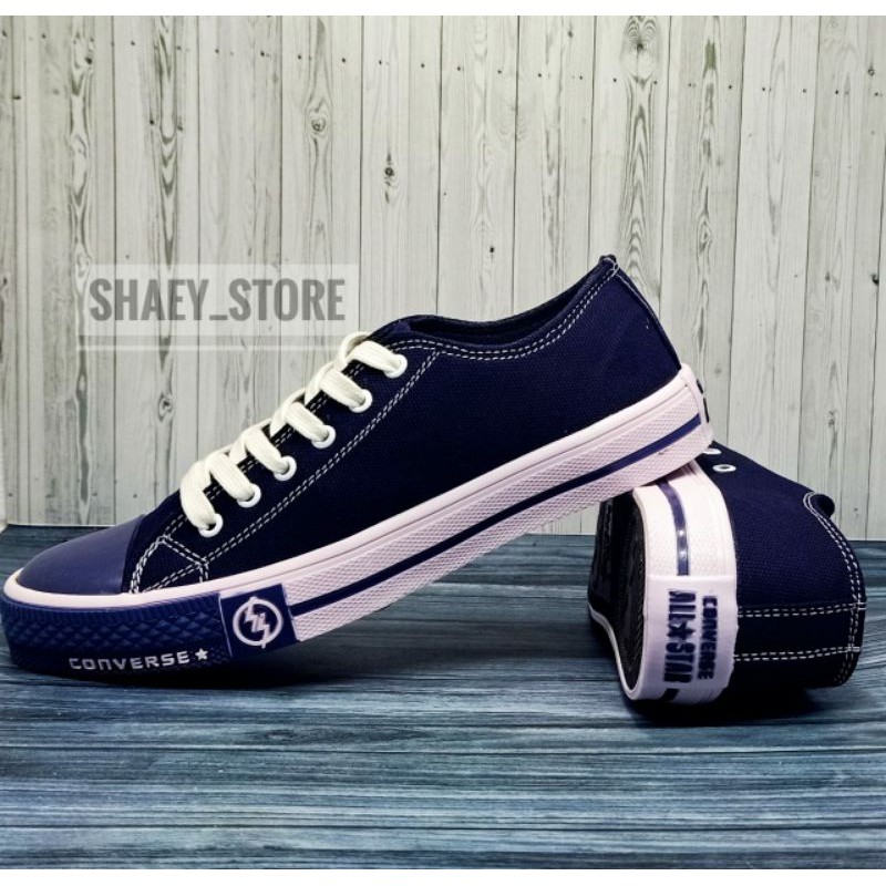 BARU !!! Sepatu pria convers pendek logo timbul/sepatu kasual terbaru/BELI 2 BAYAR ONGKIR 1 KALI