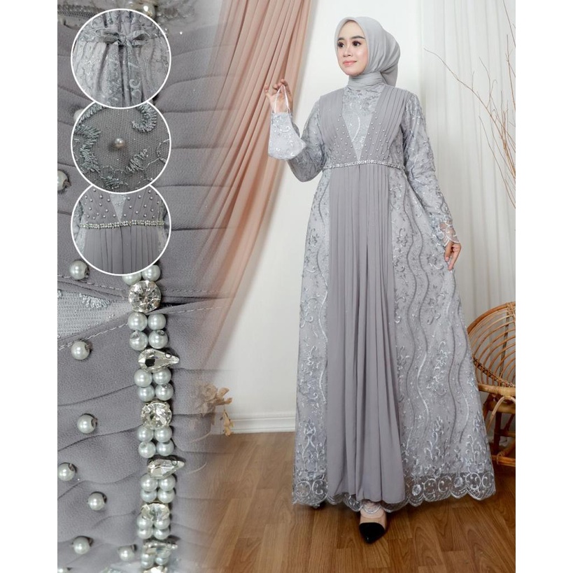 Gamis Verlita 9 / Outfit Gamis Pesta / Kebaya Modern