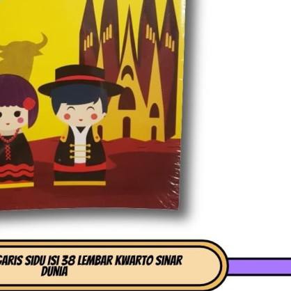 

❉ Buku Tulis Bergaris SiDU Isi 38 Lembar Kwarto Sinar Dunia ✮