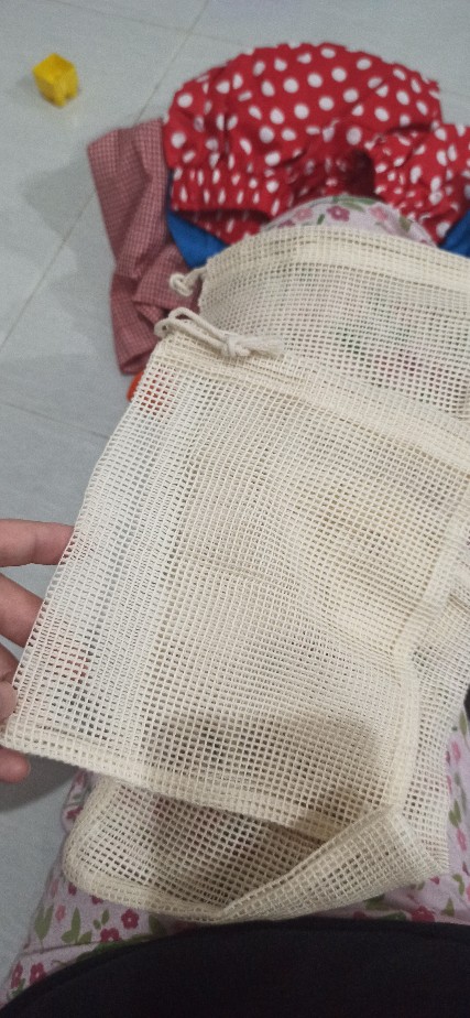 Cotton Pad Mesh Laundry Bag Soul  / Tempat Reusable Cotton Pads / Laundry Bag / Tas Jaring