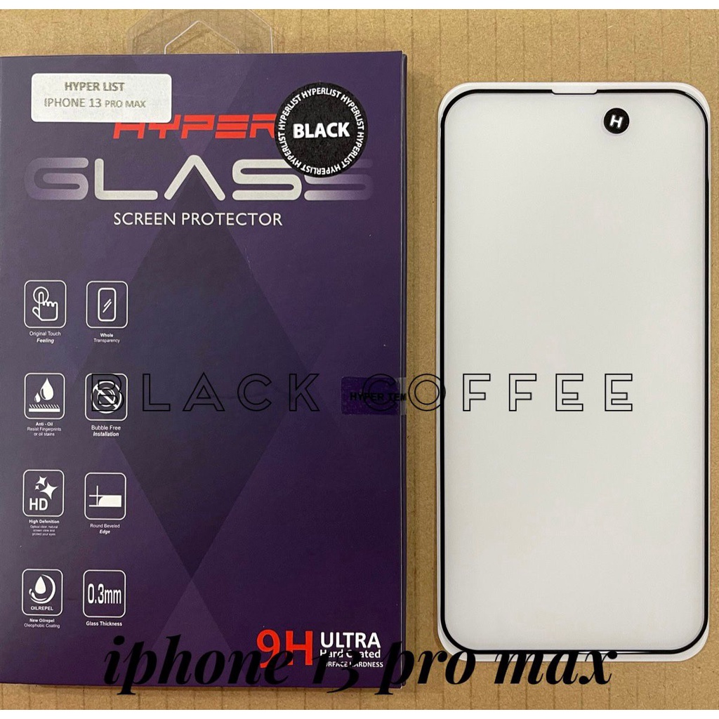 HYPER LIST FULL Tempered glass IPHONE 13 PRO MAX 6.7 INCH