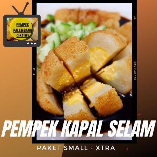 

PEMPEK PALEMBANG KAPAL SELAM + CUKO PAKET SMALL - XTRA