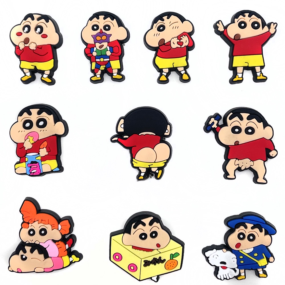 Crayon Shin-chan croc Untuk Dekorasi Sepatu / Gelang / Hadiah / Pesta