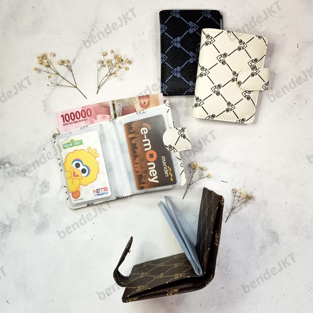 DOMPET KARTU MOTIF BATIK DAN UANG KERTAS PREMIUM WANITA  TEMPAT KARTU CARD