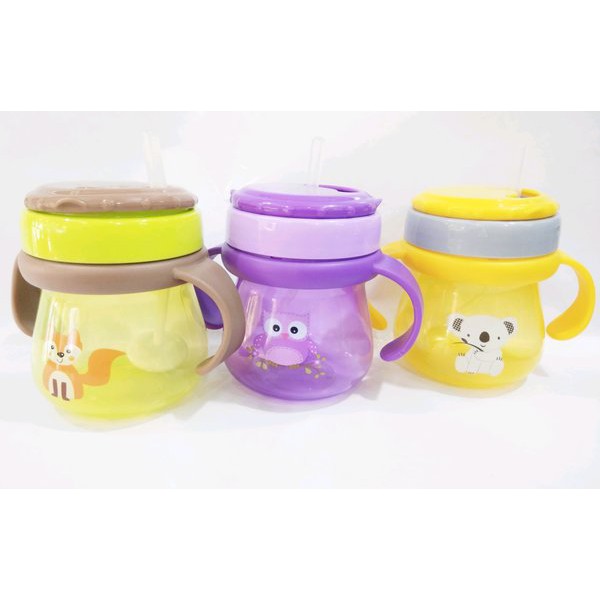 Botol Minum Bayi Anak Model Sedotan Baby Safe Promo