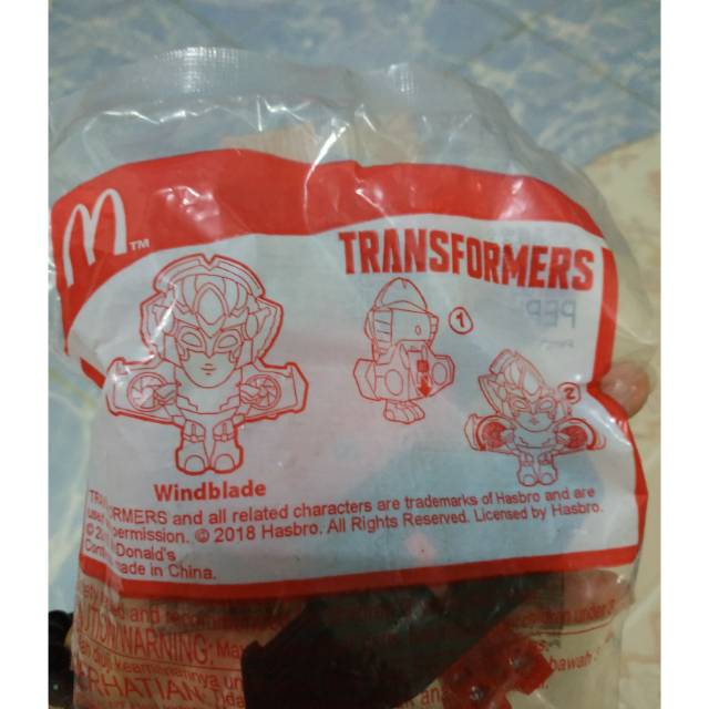 Transformers McDonald's happy meal ori