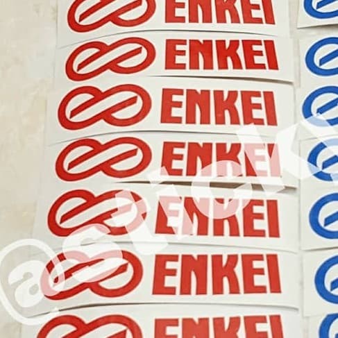 cutting sticker velg mobil enkei