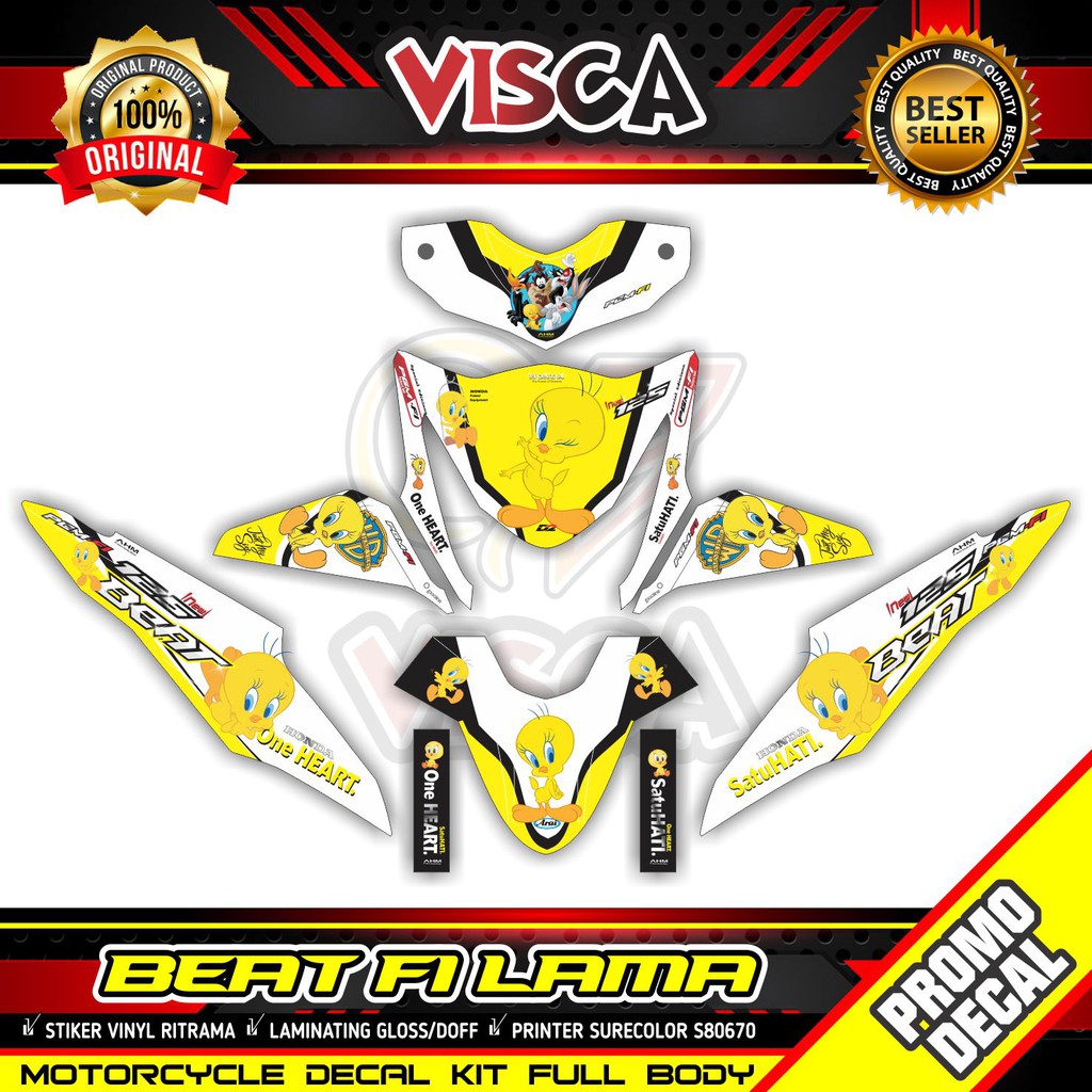 Decal Beat Fi 2013 Decal Beat Fi 2014 Decal Beat Fi 2015 Stiker Beat Fi 2013 2014 2015 Tweety
