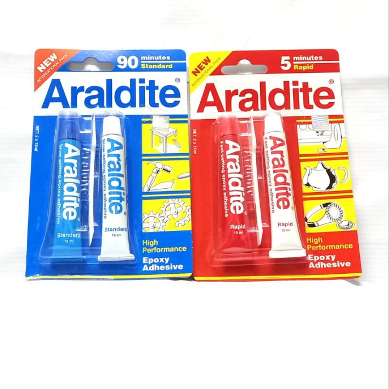 

Araldite Red 5menit & Araldite Blue 90menit