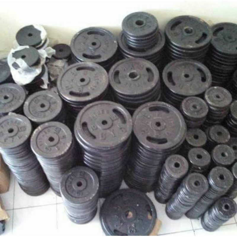Alat Fitness Dan Gym Barbel Plate Besi 5 kg