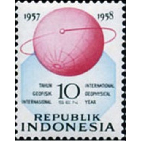 

Perangko Filateli #G12 - Indonesia MNH 1v 15.10.1958 Int Geophysical Year - 223