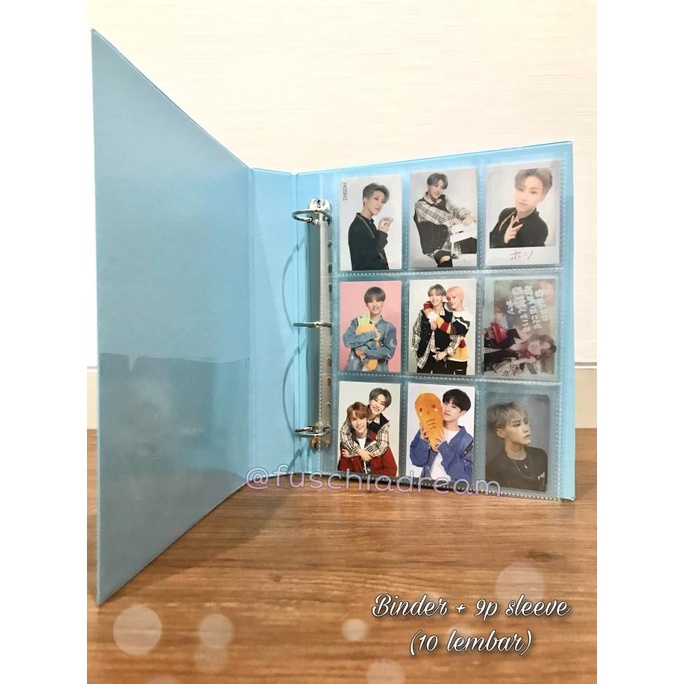 

HOTLIST (Binder + 9p sleeve) ukuran A4 3 Ring untuk Photocard/Polaroid KPOP