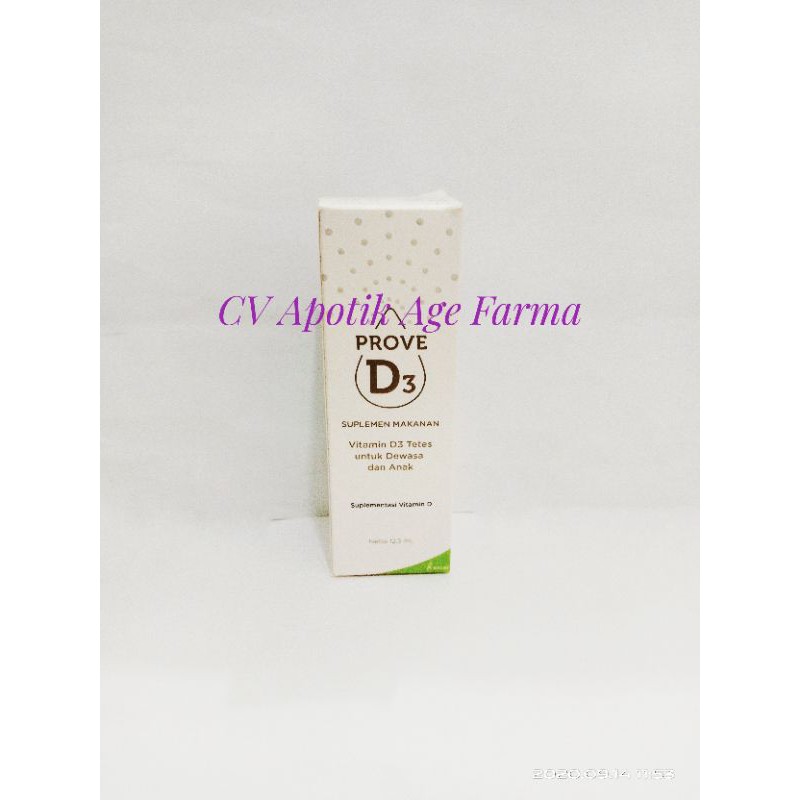 Prove D3 400 IU drops 12.5 mL (Kalbe Farma)