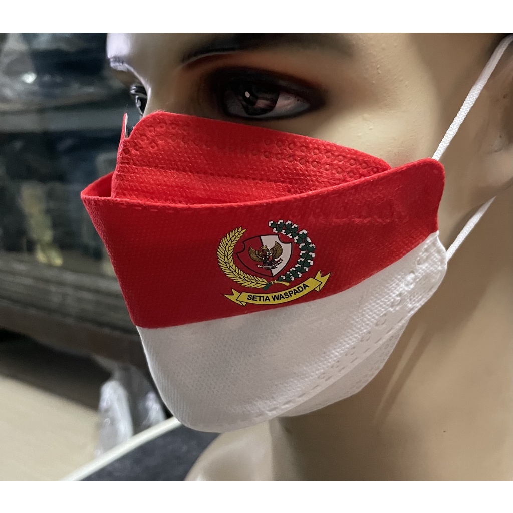 Masker Merah Putih Paspampres - Masker Paspampres - Masker Merah Putih