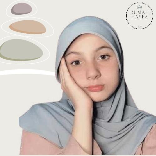 HAYFA - Jilbab Sport Olah Raga Jogging Simpel Adem Nyaman Dan Murah Hijab Instan Volly Ringan Tidak Terawang Kerudung Jogging No Nerawang Ga Bikin Gerah Bahan Lembut Surabaya Pekalongan Jakarta-Volly Abu Muda