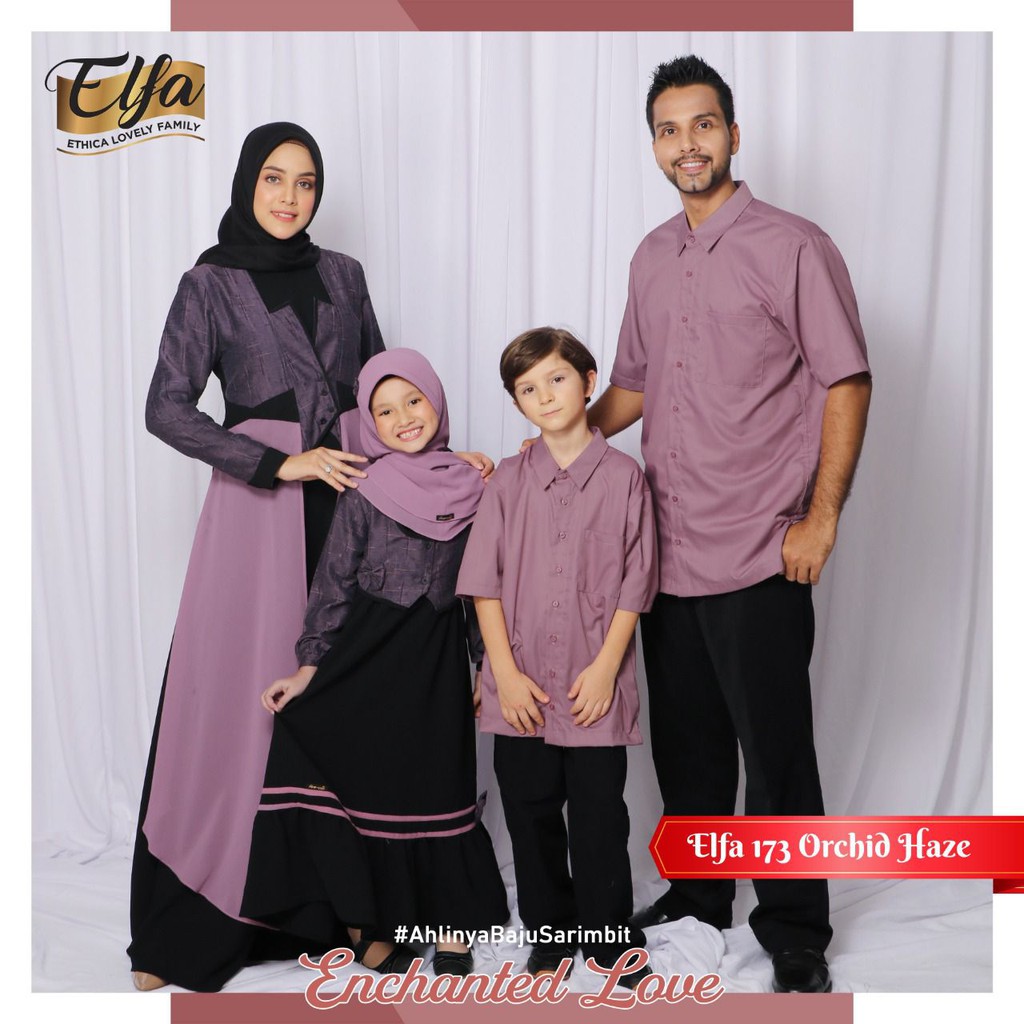 Sarimbit ETHICA ELFA 173 ORCHID HAZE (Kagumi 180 Kagumi Kids 71 Kahfi 143 Kahfi Kids 105)
