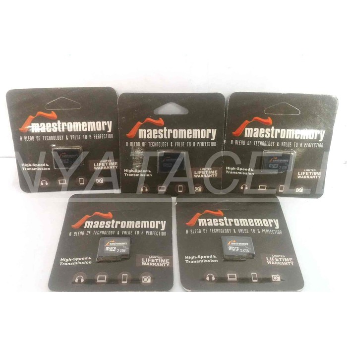 OBRAL Grosir Memory Maestro 2GB Class 6  MicroSD Vgen V Gen Memori 2 GB