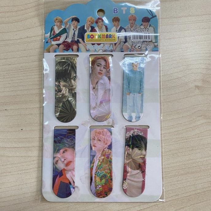 

Pembatas Buku Magnet isi 6 [set]