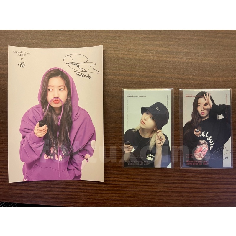 TWICE Chaeyoung Dahyun adlv pc photocard postcard