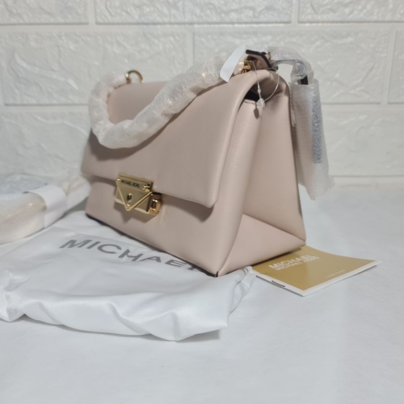 tas mk michael kors cece xs leather crossbody bag soft pink