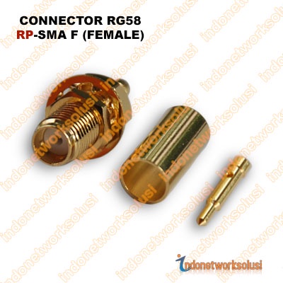 ONEKTOR CONNECTOR RG58 RP-SMA F (FEMALE)