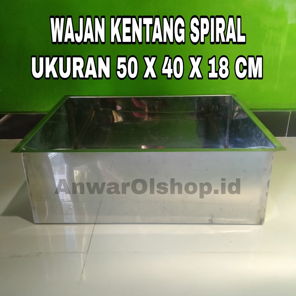 Wajan Kentang Goreng Spiral // Wajan Kentang Ulir Jumbo // Wajan Ketang Spiral