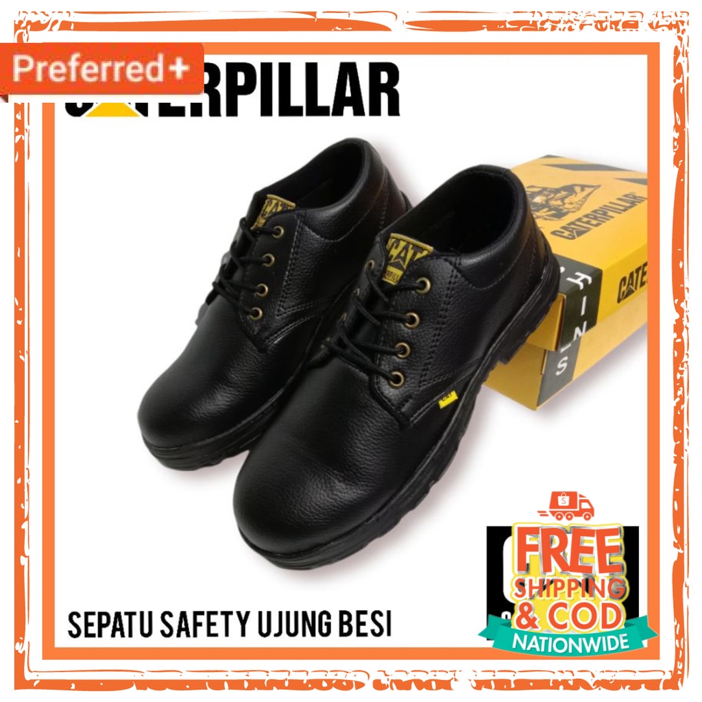 Long Shoes Loafer Snekers Import Kuat Tebal Elastis empuk /  SEPATU SAFETY CATERPILLAR PRIA WANITA/ 