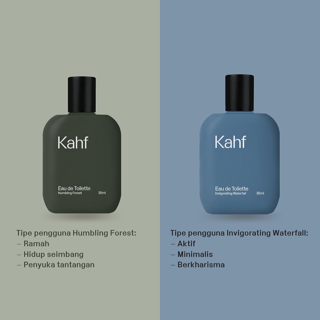 Kahf Eau de Toilette 35ml / Kahf Eau de Toilette Parfume / Kahf Eau de Toilette Varian Original