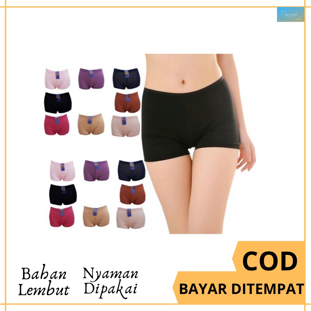 Celana Pendek Wanita Boxer HotPants Munafie