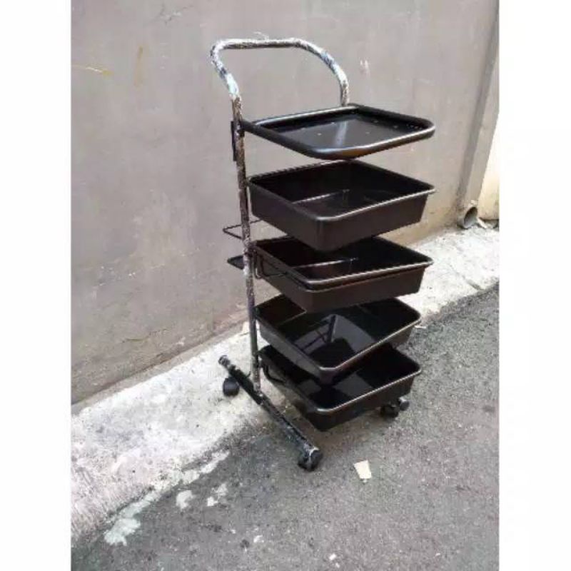 troli salon kecantikan trolley salon rak dorong troly dorong rak salon kecantikan