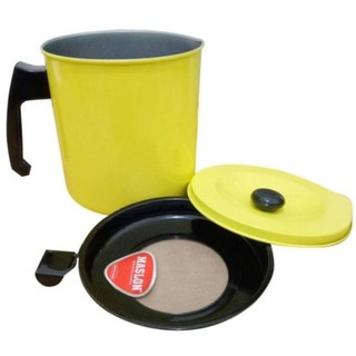 Oil Pot Tempat Minyak Goreng Plus Saringan Serbaguna | Shopee Indonesia