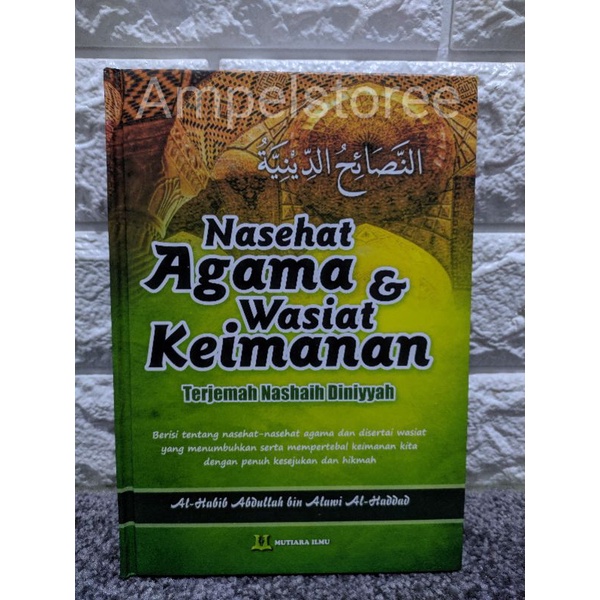 bisa cod nasehat agama dan wasiat keimanan , terjemah nashoihud diniyah original