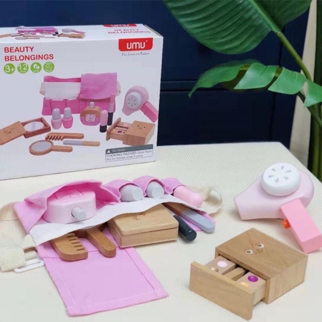 Umu Make up toys - pretend toys - make up bag toys - mainan perhiasan anak - hadiah anak cewek cowok