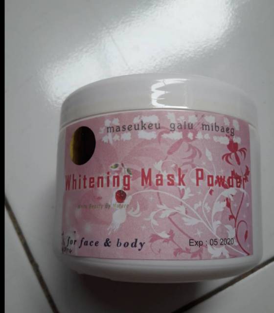 Perbedaan Whitening Mask Powder Ori Dan Palsu Terkait Perbedaan