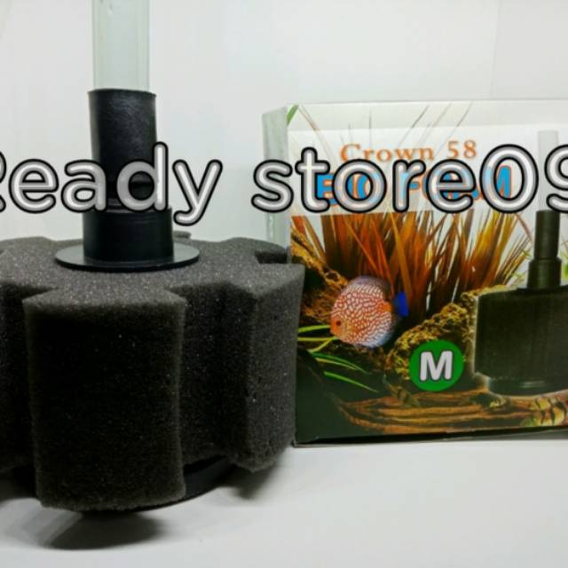 Bio Foam filter Crown 58 / Bio sponge filter aquarium