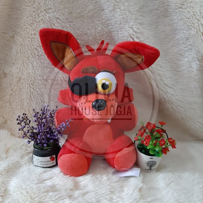 Boneka Five Night at Freddy Foxy Merah
