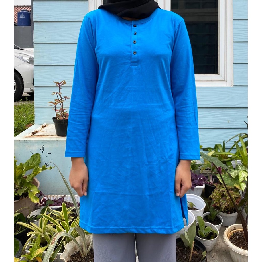 tunik wanita busui kaos katun