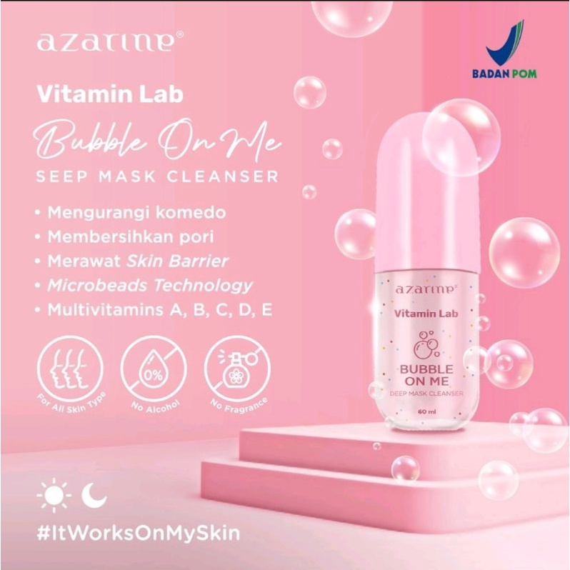 AZARINE Skinfit Essence Toner | Vitamin Lab CBD Hydraoxidant Ampoule | Bubble On Me Deep Mask