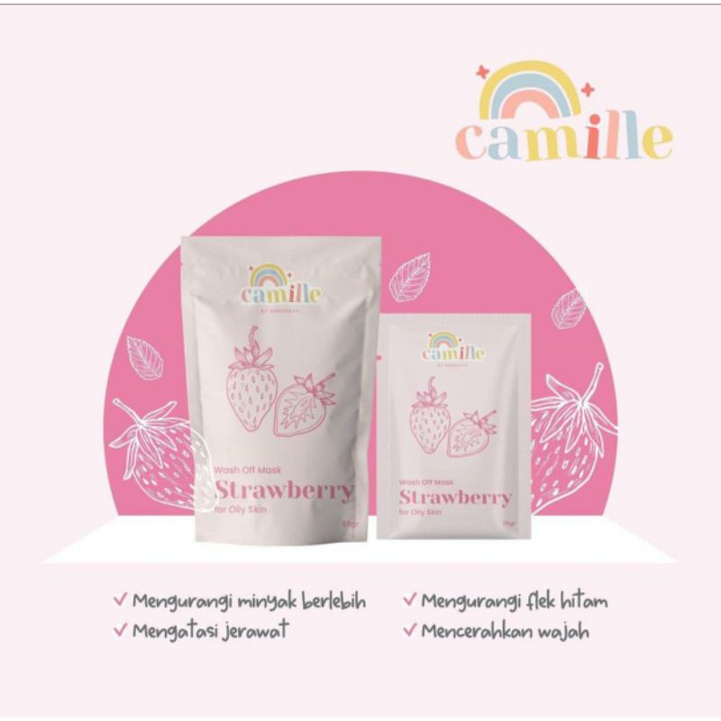 RESELLER RESMI READY CAMILLE BEAUTY BPOM APPROVE UPGRADE FORMULA SIAP KIRIM FREE GIFT-STRAWBERRY