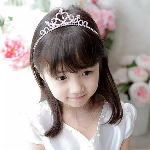 Mahkota aksesoris anak crown buat ulang tahun dan wedding