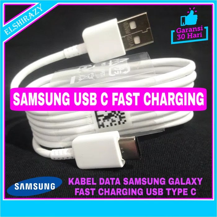 Kabel data USB Samsung Galaxy A11 M11 ORIGINAL 100% Type C Putih