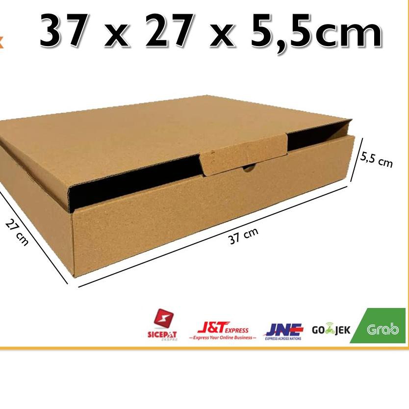 

New Kardus 37x27x5,5 cm -- Die Cut dan easy usage -- kotak donut isi 12 ♖✾✓